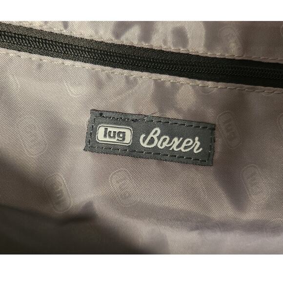 Lug Boxer Packable Duffel Travel Overnight Weekender Carry-on Bag Gray NWOT - Picture 7 of 7